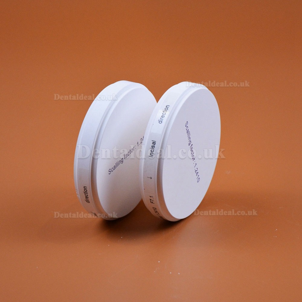 1 Pcs Multilayer Dental Zirconia Restoration Material Six-Layer Color Dental Disc