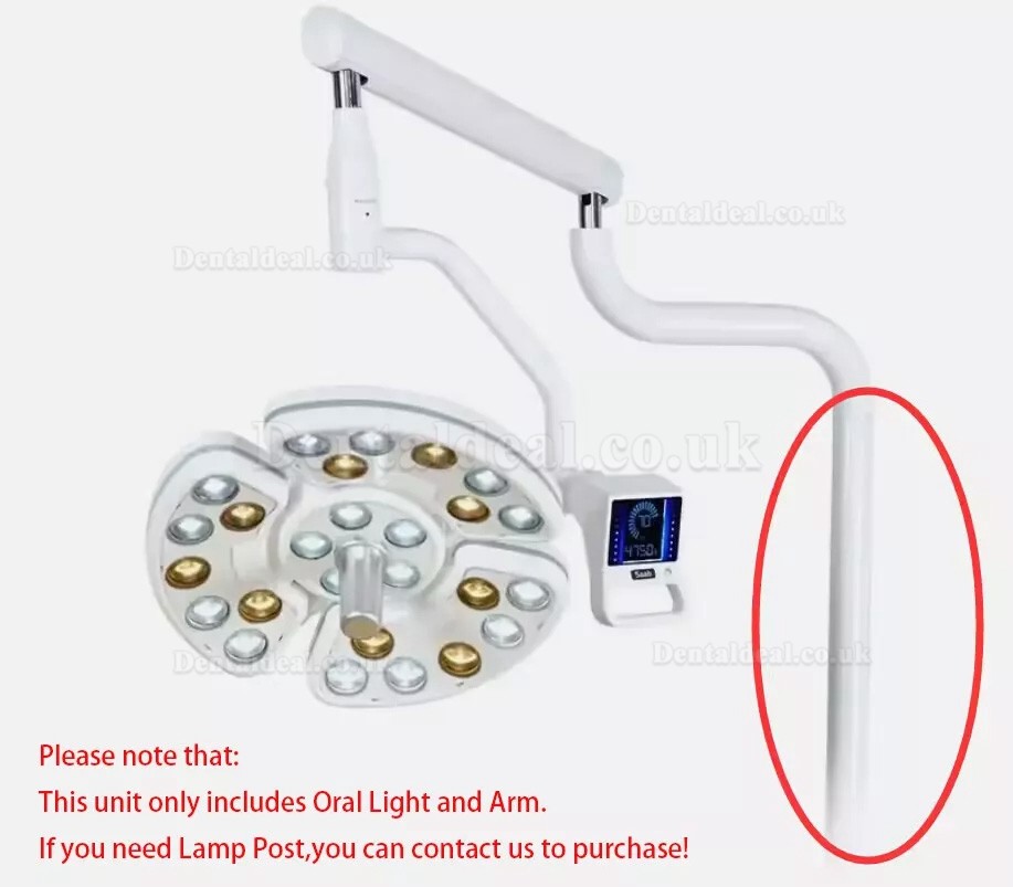 P138 Post Mounted Dental LED Surgical Light Shadowless for Dental Chair Unit with Sensor