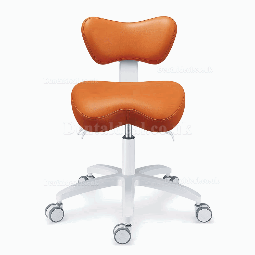 PLST-060 Adjustable Ergonomic Dental Operator Stool Assistant Chair Hygienist Nurse Dentist