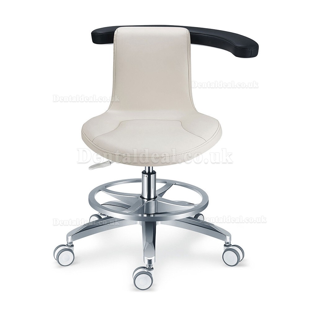 PLST-061 Ergonomic Adjustable Rotating Dental Operator Assistant Stool Doctor's Nurse Saddle Chair