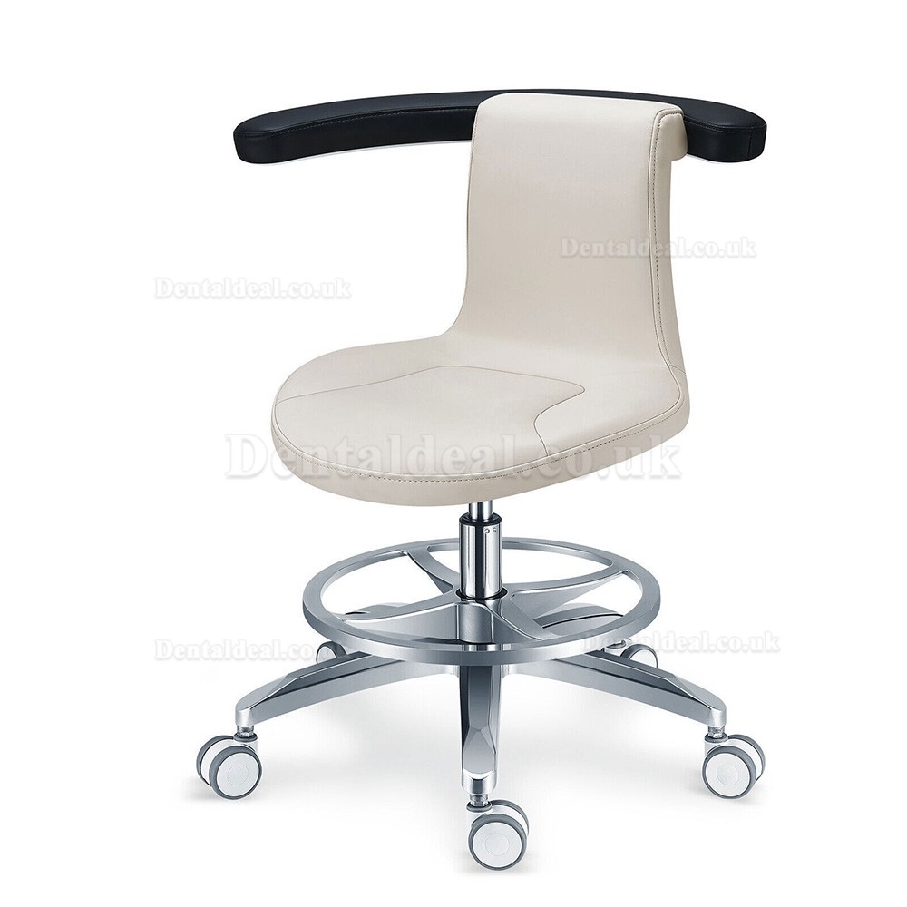 PLST-061 Ergonomic Adjustable Rotating Dental Operator Assistant Stool Doctor's Nurse Saddle Chair