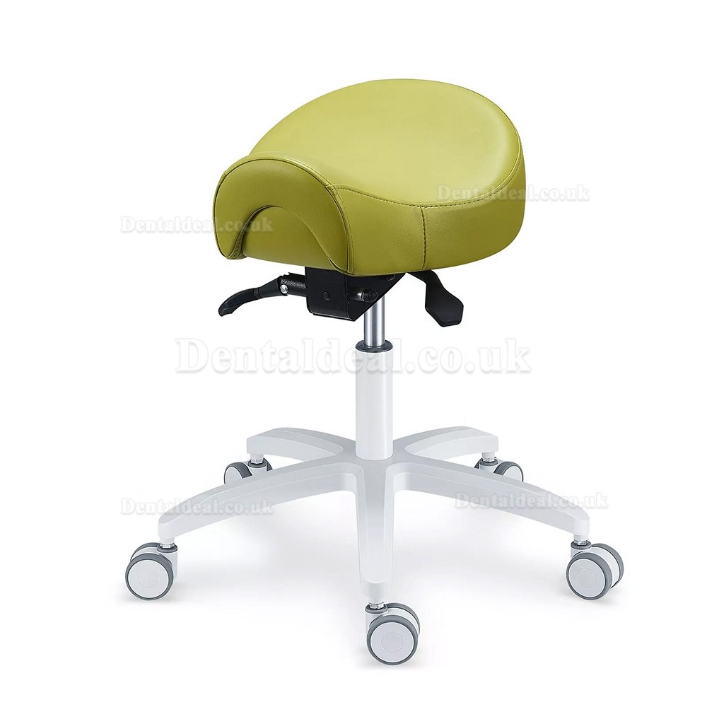 PLST-075 Adjustable Dental Operator Assistant Saddle Chair Dentist Hygienist Nurse Stool