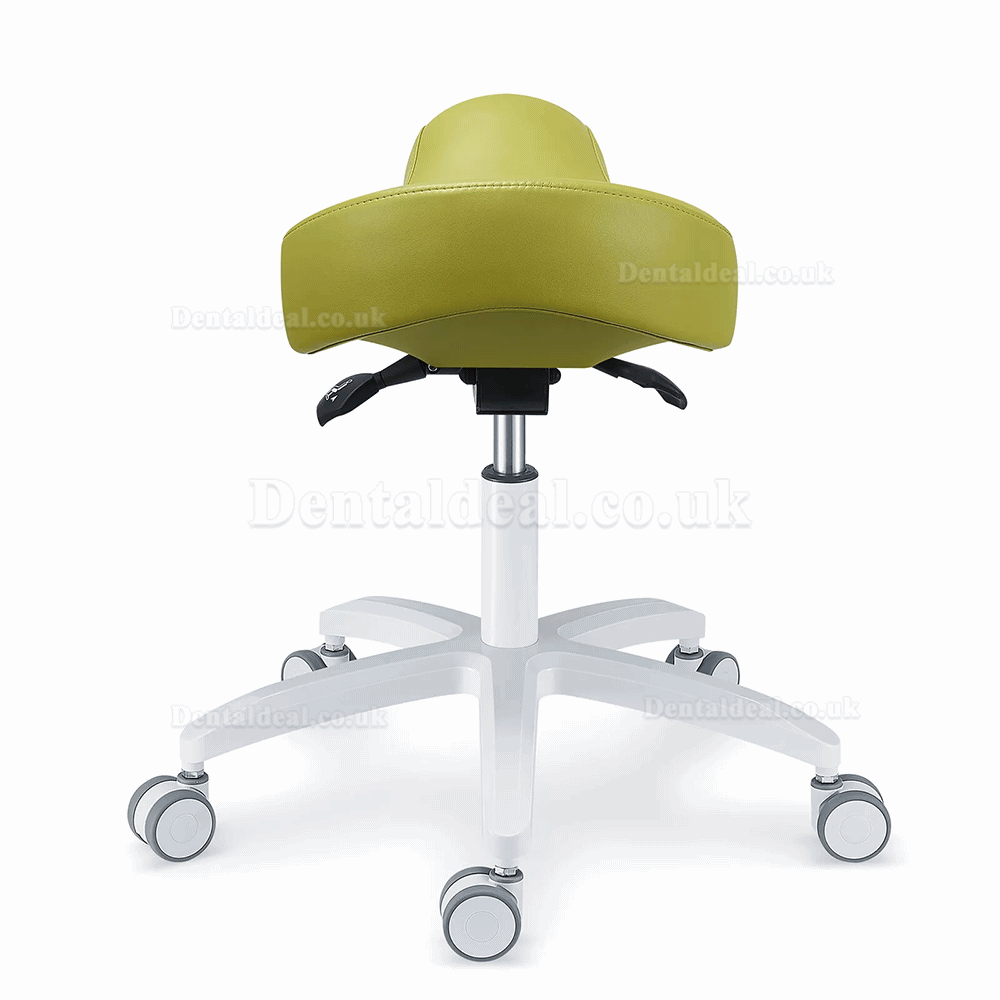 PLST-075 Adjustable Dental Operator Assistant Saddle Chair Dentist Hygienist Nurse Stool