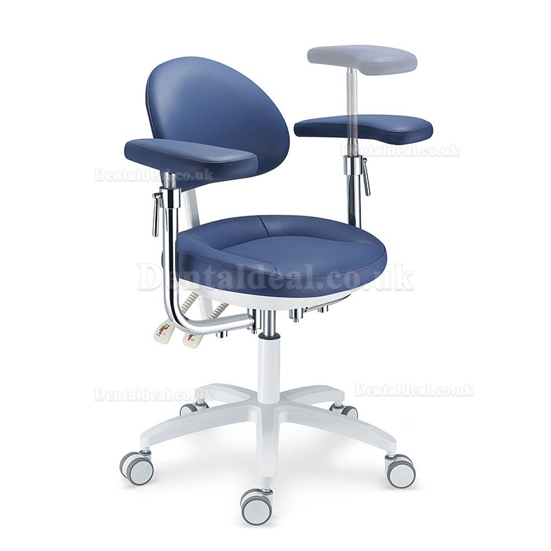 PLST-09 Series Ergonomic Dental Microscope Stool Dentist Operator Assistant Surgeon Stool with Amrest