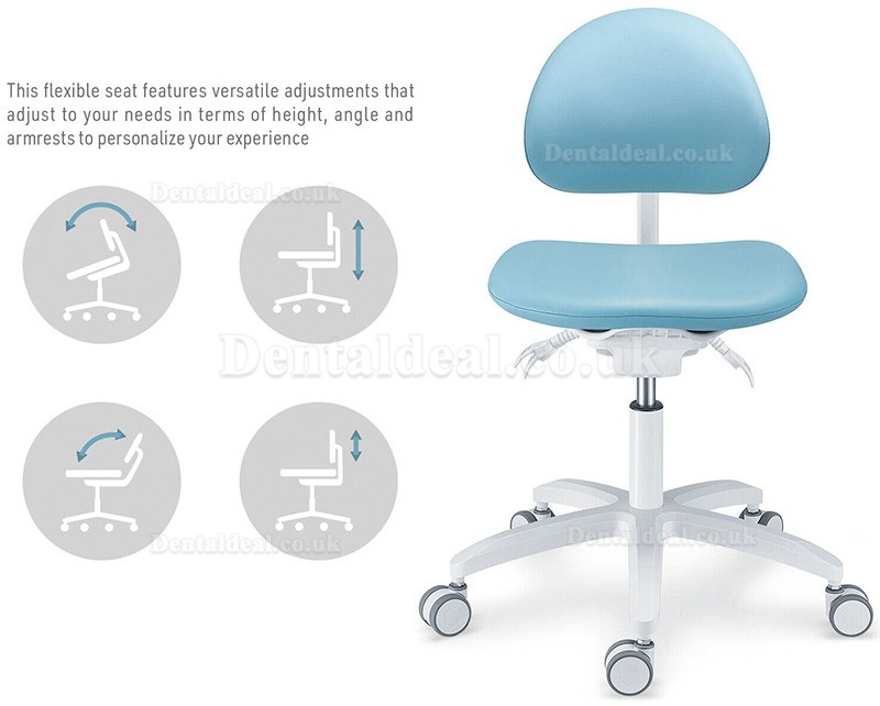 PLST-06 Series Adjustable Ergonomic Dental Stools Dentsit Operator Assistant Hygienist Chair