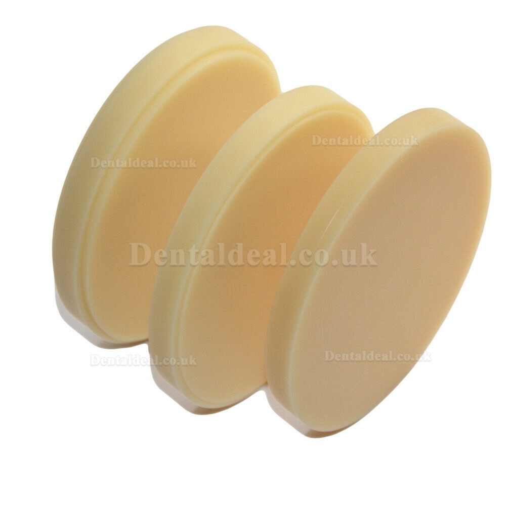 5PCS Dental PMMA Blocks A0/A1/A2/A3 Color Dental Lab Materials