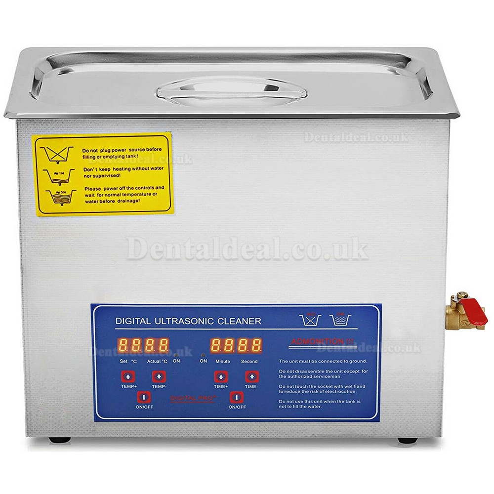 15L Ultrasonic Cleaner Stainless Steel Industry Heated Heater w/Timer PS-60A