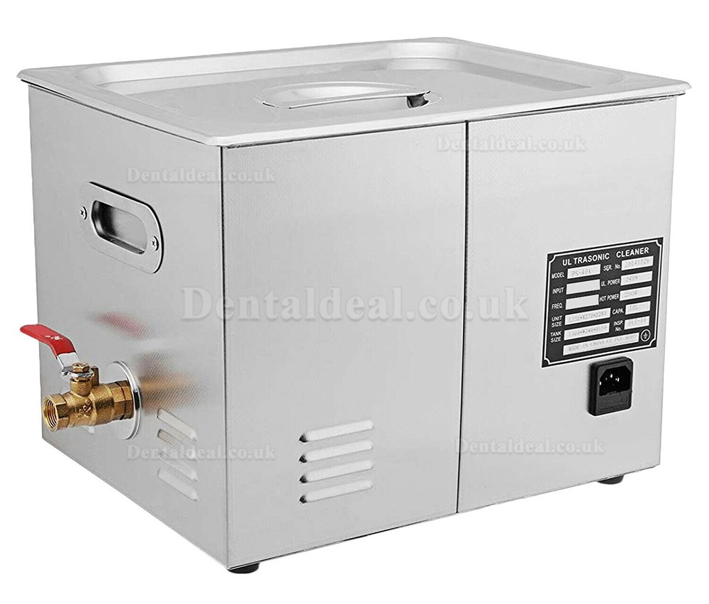 15L Ultrasonic Cleaner Stainless Steel Industry Heated Heater w/Timer PS-60A