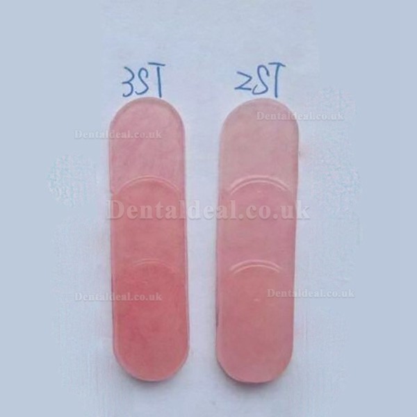 5Pcs Dental Lab Material PMMA Blocks Disk with Bloodshot Fit Wieland System Pink