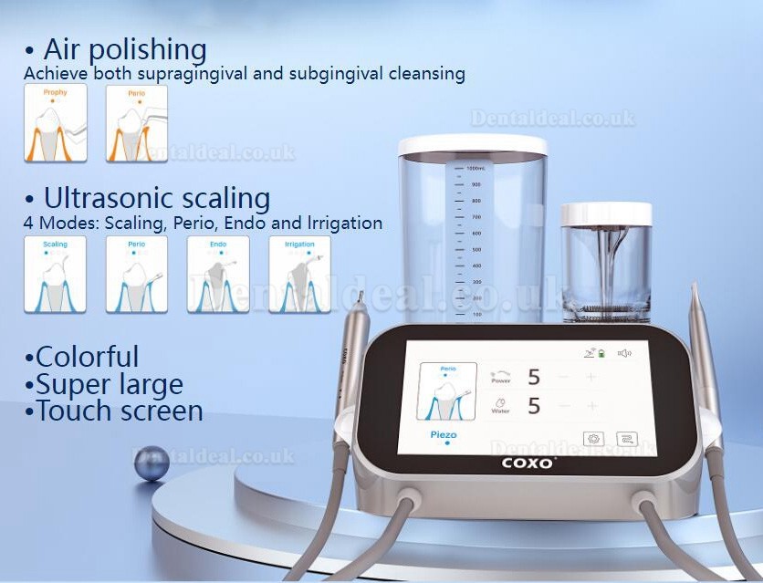 YUSENDNET COXO PT MASTER Dental Ultrasonic Scaler & Air Polisher Machine