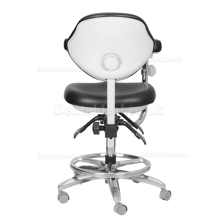 QY-600M-B2 Adjustable Ergonomic Dental Stool Assistant Doctor Chair with Armrest 360° Rotation