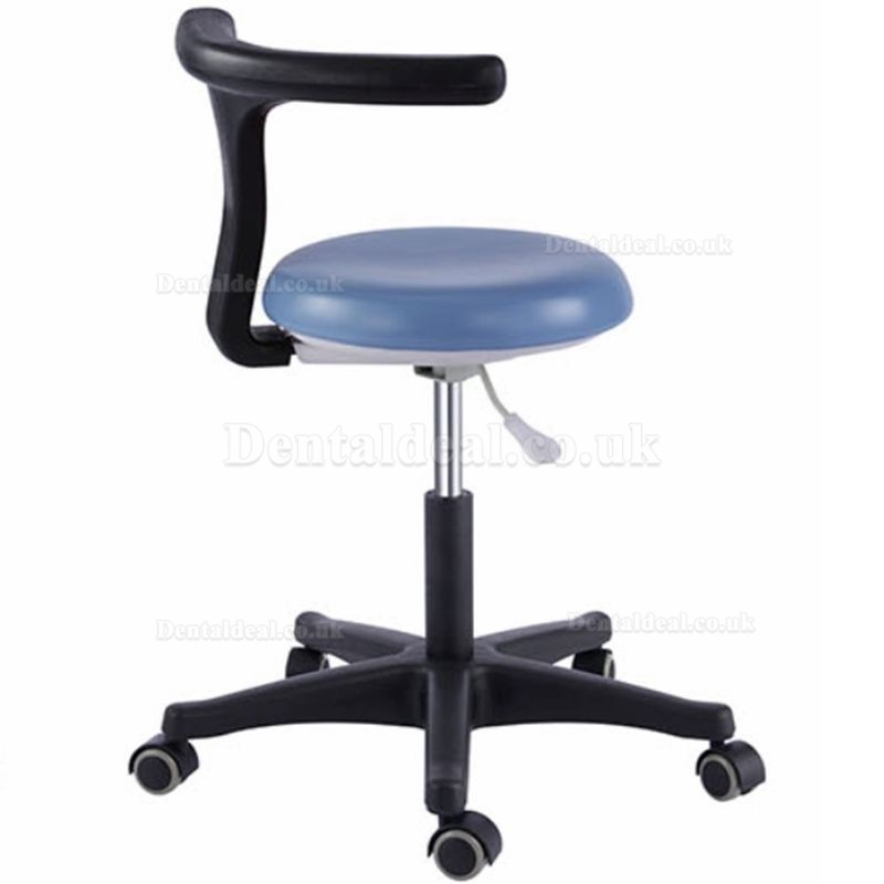 Dental Medical Office Stools Assistant's Stool Adjustable Nurse Chair PU Leather