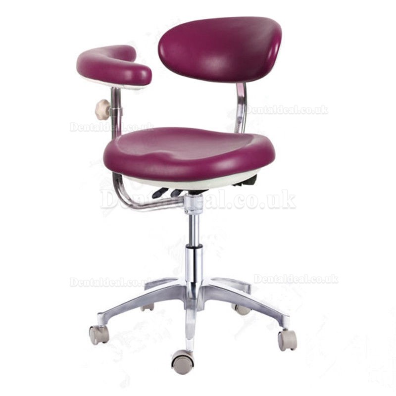 PU Leather Dental Medical Chair Doctor's Stool Nurse's Chair Adjustable QY600-1