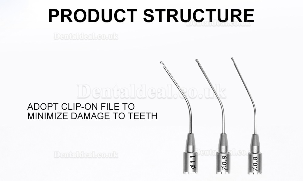 TOSI Dental Endo File Removal System Kit Root Canal File Extractor Endodontic Broken Files Removal Set