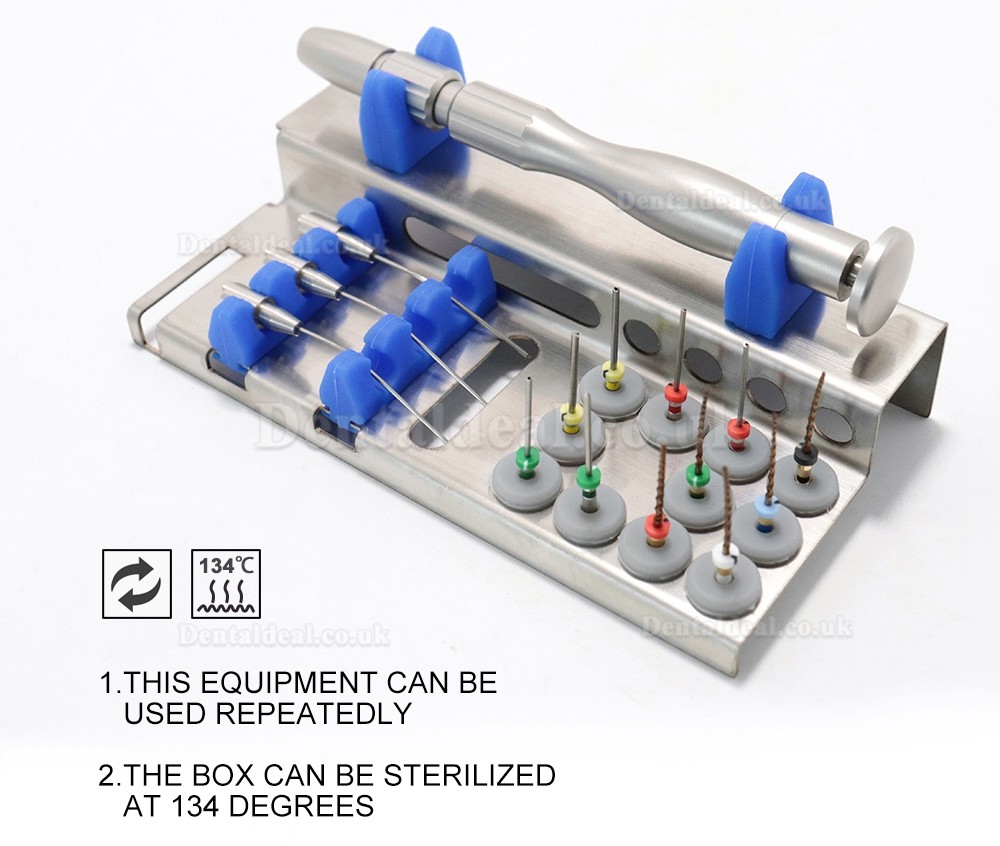 TOSI Dental Endo File Removal System Kit Root Canal File Extractor Endodontic Broken Files Removal Set