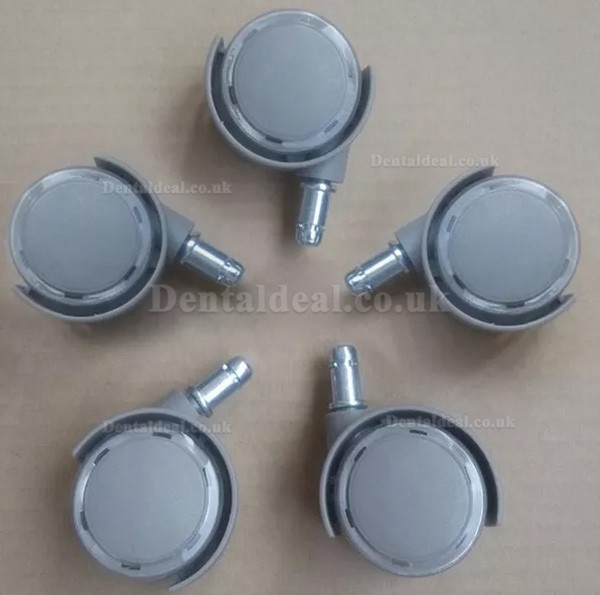 5Pcs Replacement Spare Smooth Castor for Mobile Dental Stools Chair Accessories Parts