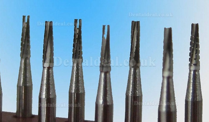 1Box Dental SBT FG700 1.6mm Cross-cut Taper Tungsten Carbide Steel Drills/Burs