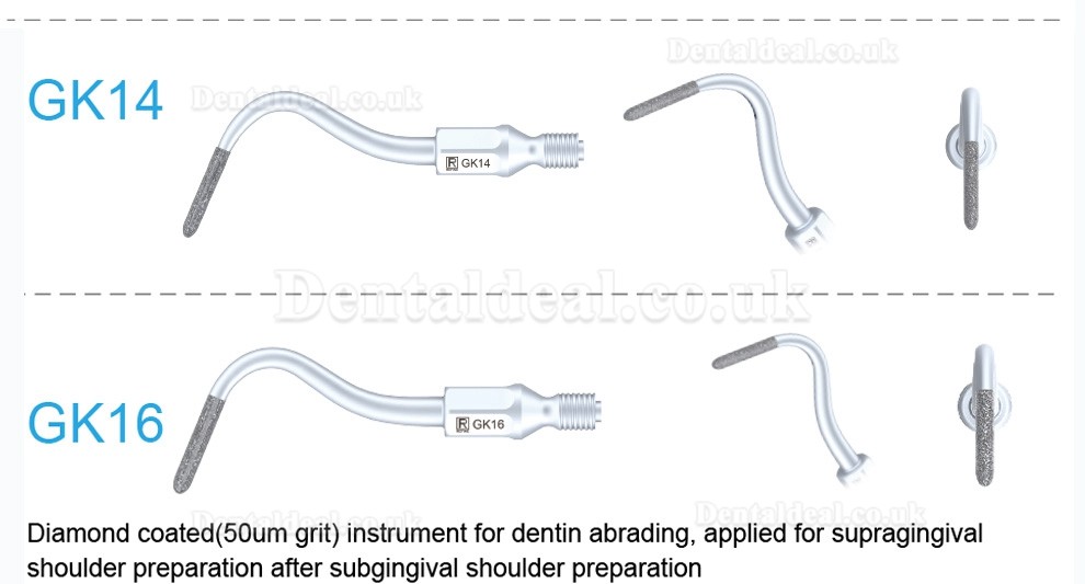 5 Pcs Dental Scaler Scaling Tips GK1 GK2 GK3 GK4 GK5 GK6 GK7 GK12 GK14 GK16 Fit KAVO SONICflex Scaler Handpiece