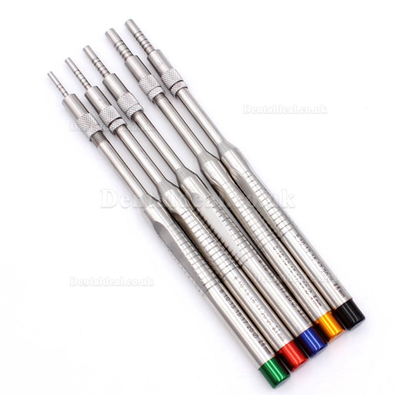 5Pcs/Set Dental Implant Osteotome Instrument Mandibular Sinus Elevator Tool