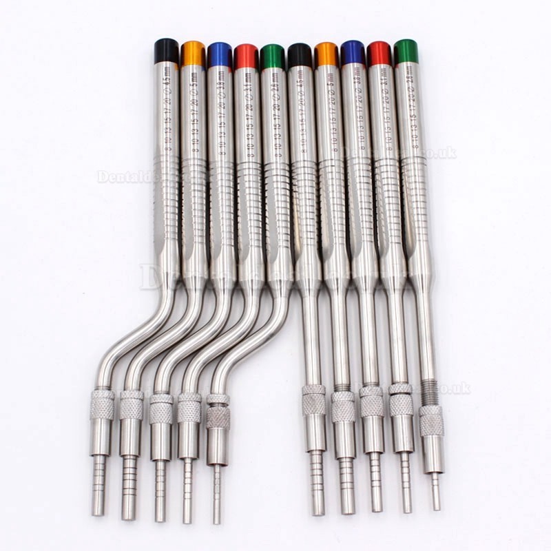 5Pcs/Set Dental Implant Osteotome Instrument Mandibular Sinus Elevator Tool