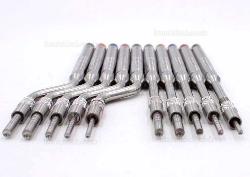 5Pcs/Set Dental Implant Osteotome Instrument Mandibular Sinus Elevator Tool