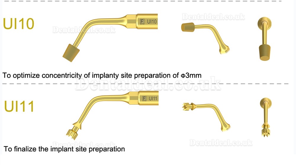 1Pcs Dental Piezosurgery Tips For Bone Cutting Sinus lifting Implant Ul1 UI2 UI3 UI4 UI5 Dental Surgery Tips Fit Mectron