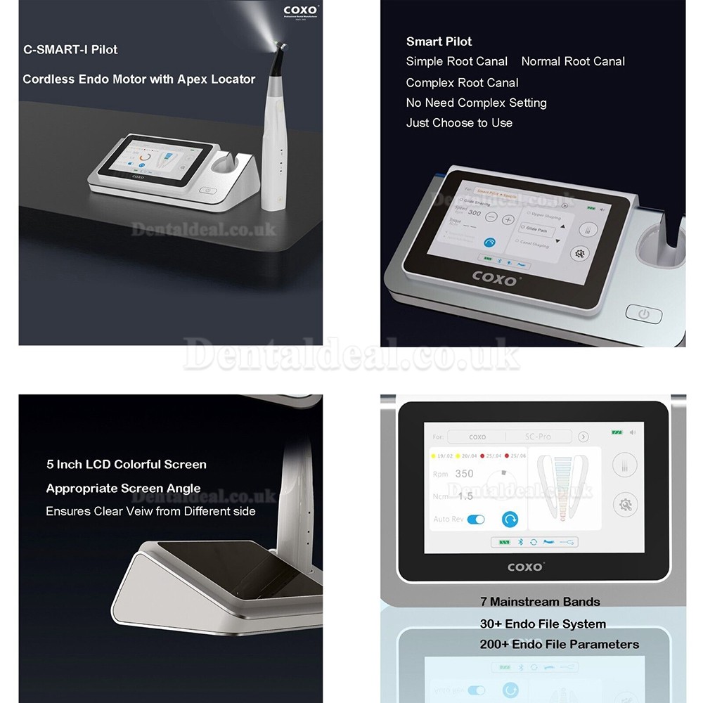 COXO C SMART I Pilot Cordless Dental Endodontic Motor with Apex Locator with LED Light