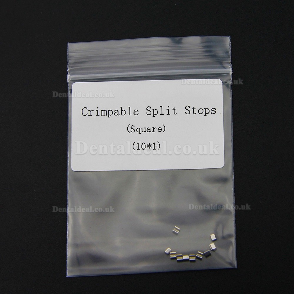 100 pcs Dental Orthodontic crimpable Split Stops General