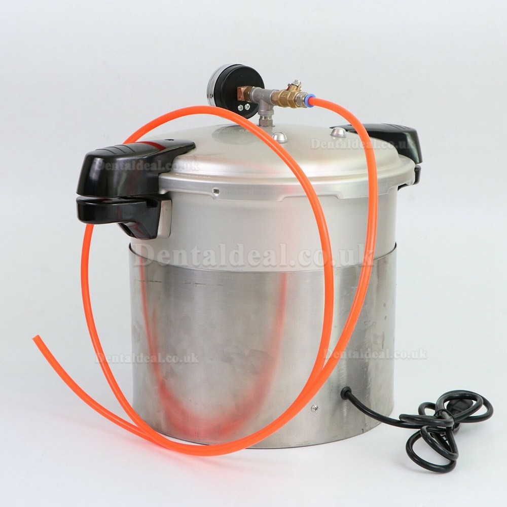 1800W Dental Lab Labortory Autoclave Sterilizer High Pressure Steam Sterilization Pot