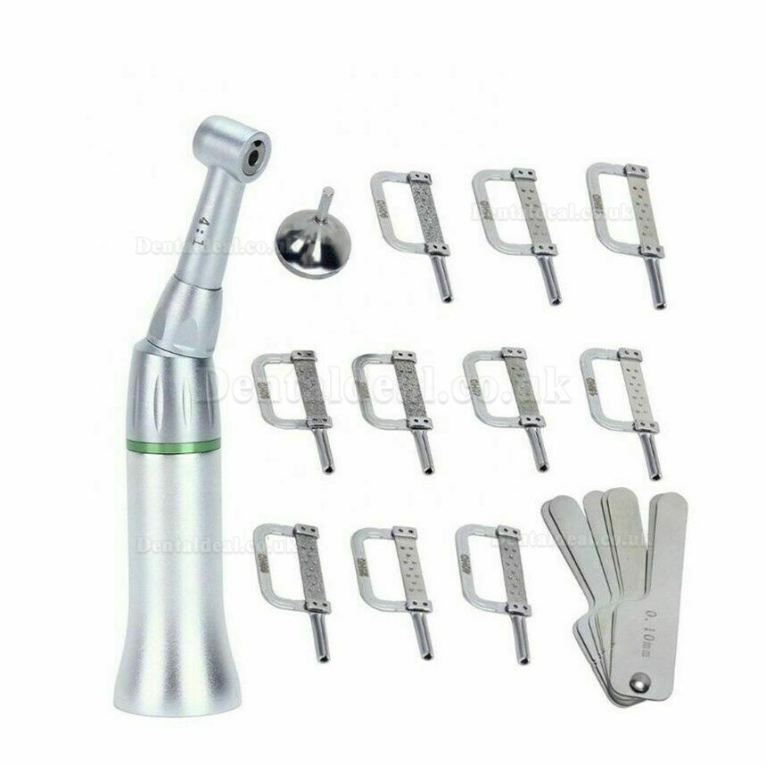 Dental Orthodontic Reciprocating Stripping Contra Angle 4:1 Reduction Handpiece IPR System