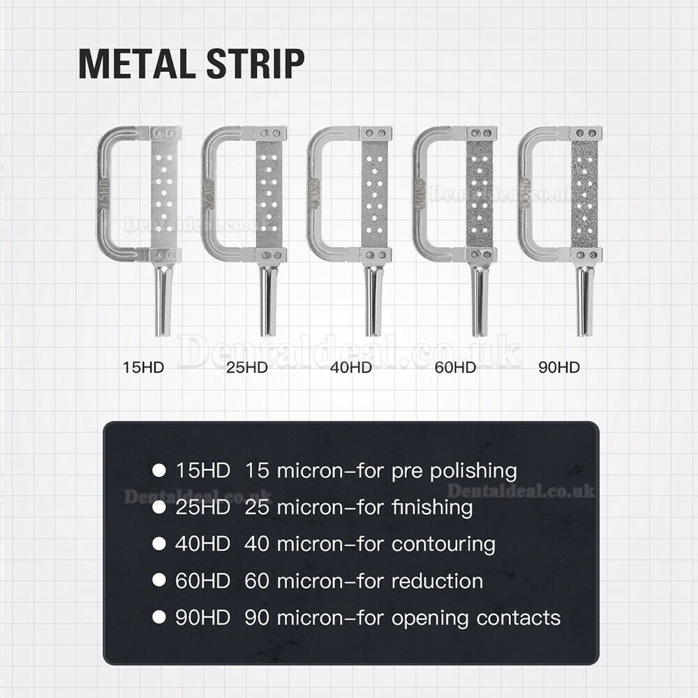 Dental Reduction Contra Angle 1:1 Low Speed Handpiece Interproximal Strips IPR System