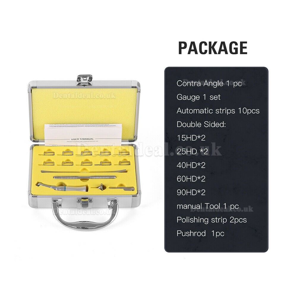 Dental Reduction Contra Angle 1:1 Low Speed Handpiece Interproximal Strips IPR System