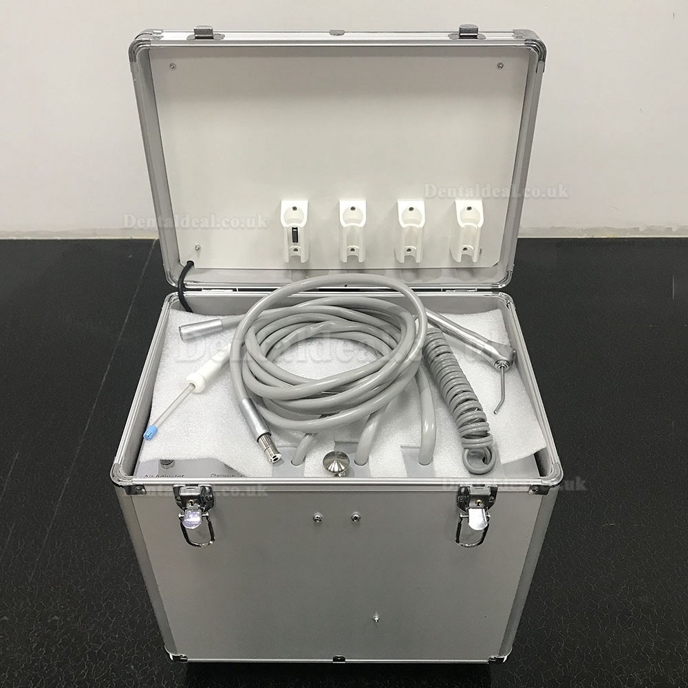 BD-402A Fiber Optic Portable Dental Turbine Unit with Air Compressor Suction System