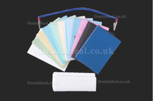 500 CS Avalon Papers 1053 Dental Bib Polyback Towel+2 Ply Tissue+ Poly 13