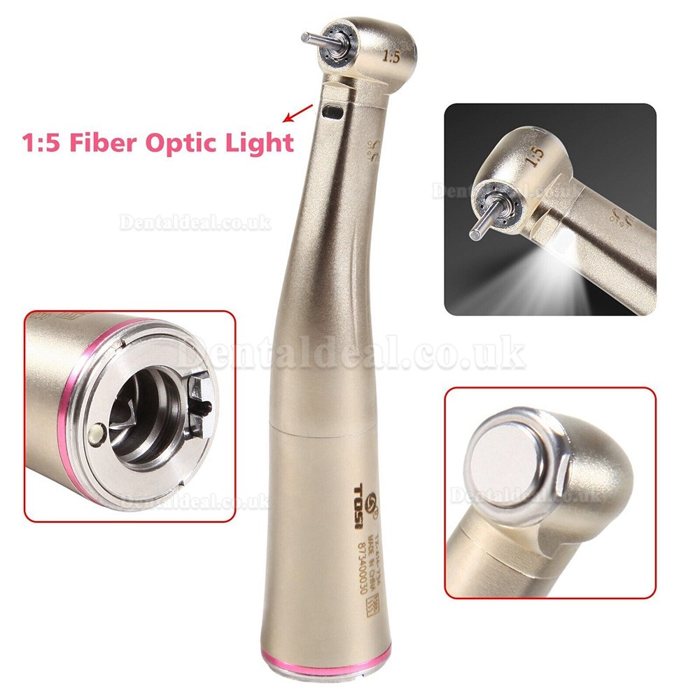 TOSI TX-414-734 Dental 1:5 Speed Increasing LED Contra Angle Handpiece Mini head