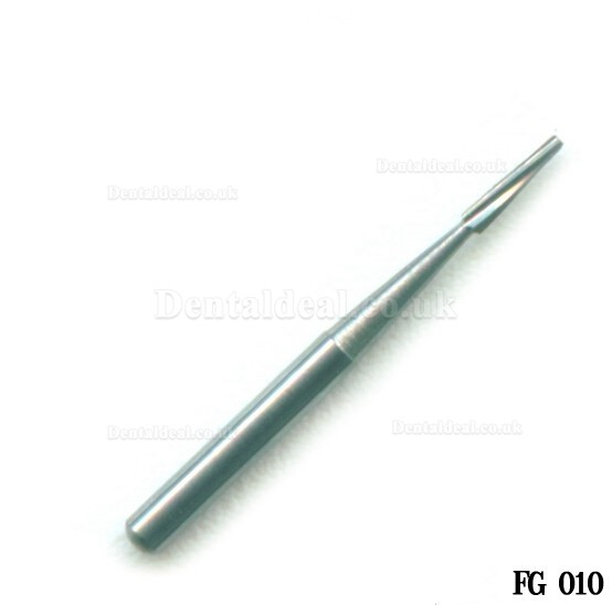 100PCS FG 1.6mm Dental Taper Fissure Carbide Burs