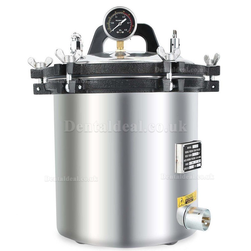 18L High Pressure Steam Sterilizer Medical Dental Tattoo Autoclave Sterilization