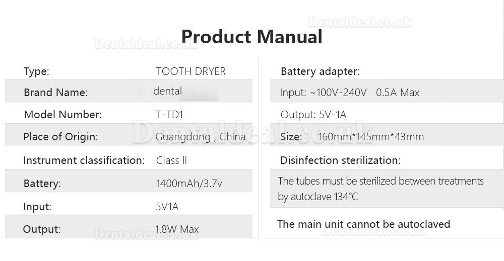 Electric Dental Lab Drying Machine Dental Air Tooth Dryer