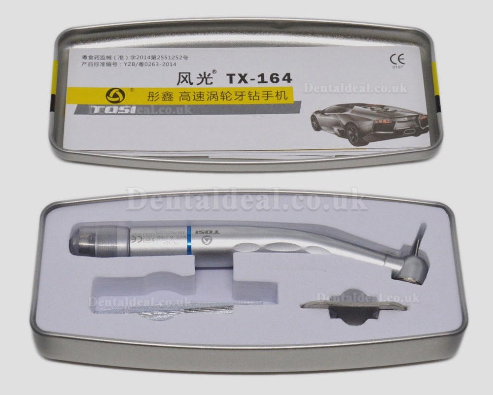 Tosi Dental Push Button Torque Turbine Handpiece 3 Water Spray 4 Holes