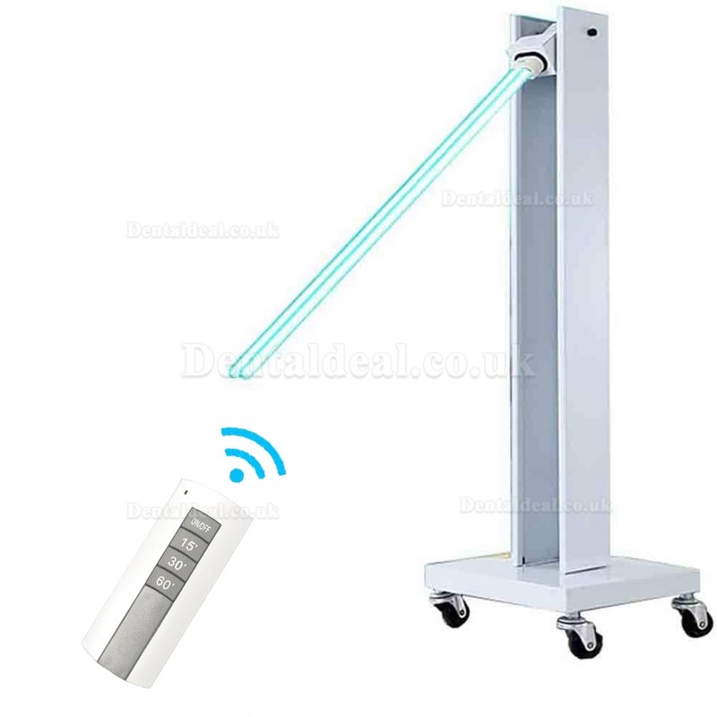 Mobile UV Sterilizer Trolley Cart Disinfection Lamp with Wheels for Schools Hospitals Factories