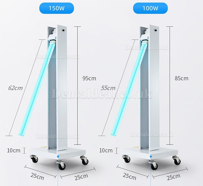 Mobile UV Sterilizer Disinfection Lamp with Wheels for Schools Hospitals Factories