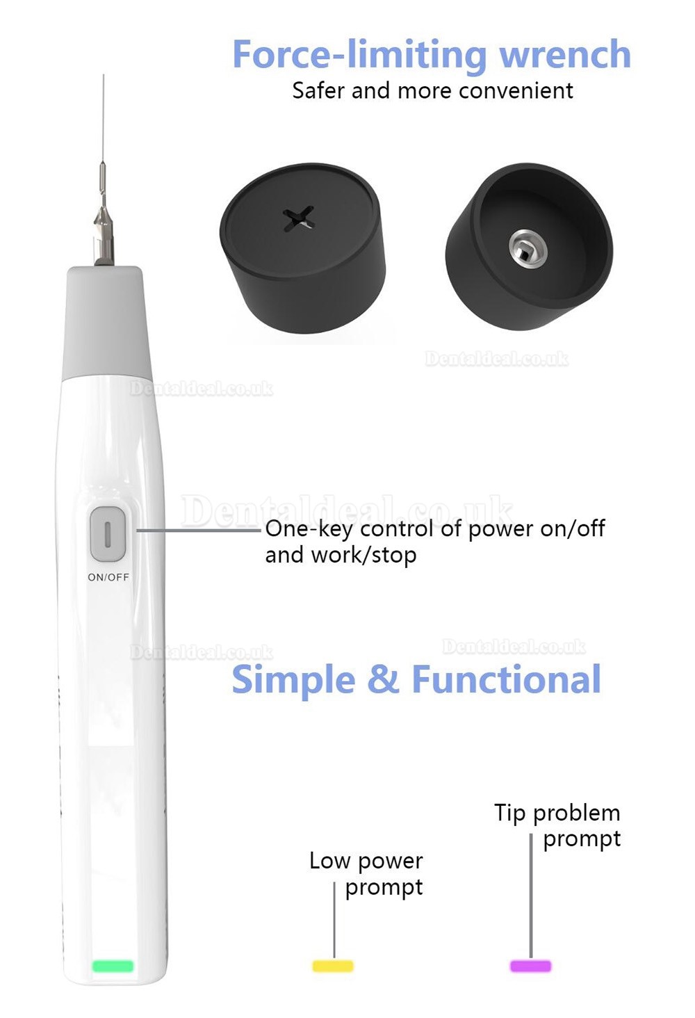 COXO Ultra Smart Endo Ultrasonic Activator Endoactivator Root Canal Irrigator Handpiece