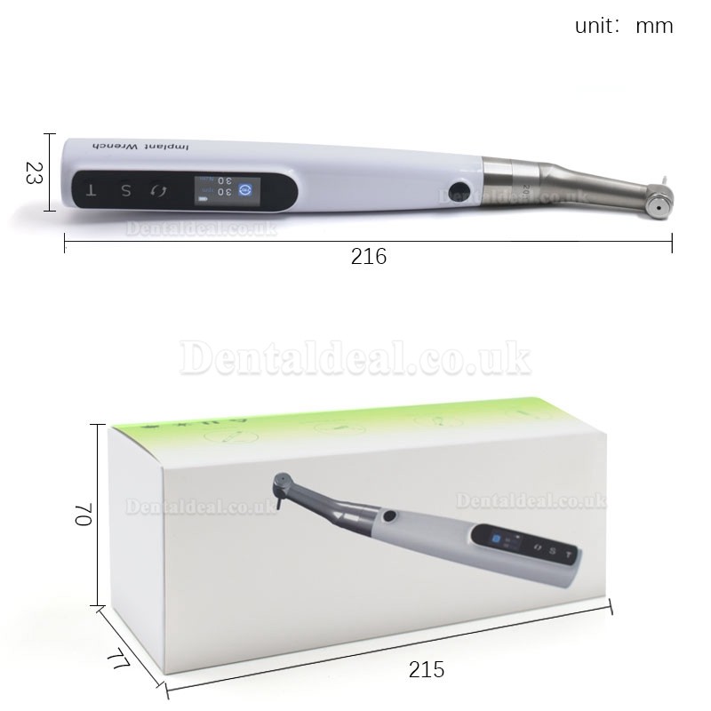 Electric Universal Dental Implant Torque Wrench Kit 10-50N/CM with 16Pcs Screwdrivers