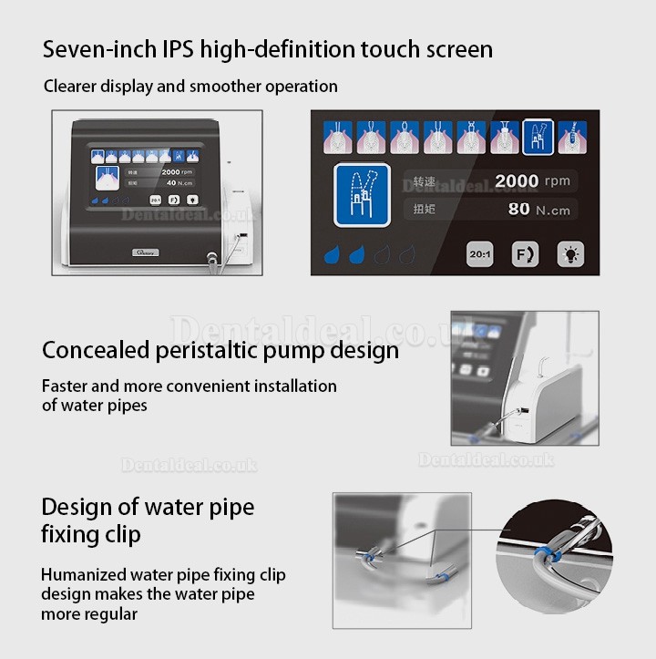 Victory Dental Implant Motor System with Fiber Optic 20:1 Contra Angle