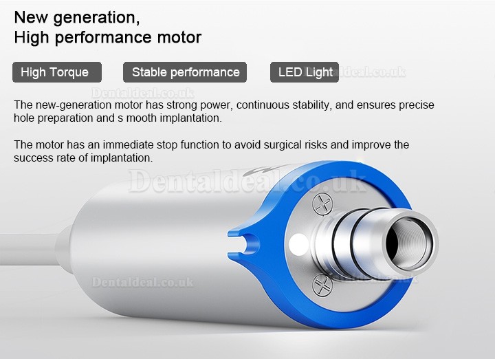 Victory Dental Implant Motor System with Fiber Optic 20:1 Contra Angle