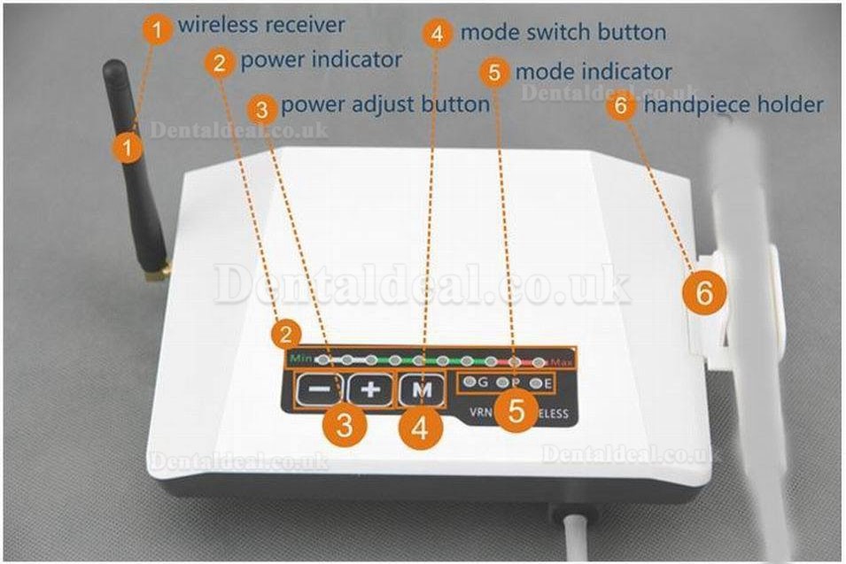 VRN A6 Dental Wireless Control Ultrasonic Scaler