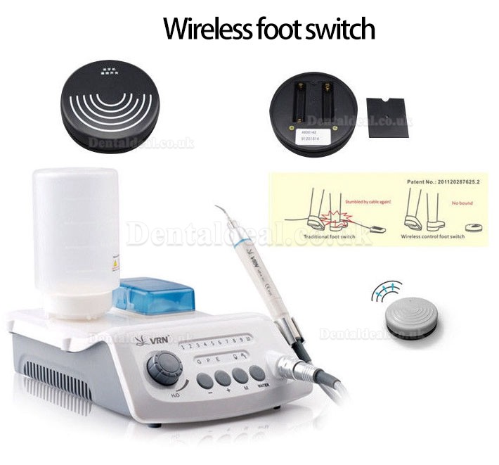 VRN® A8 Ultrasonic Scaler Wireless Control Auto-water Supply LED EMS Compatible