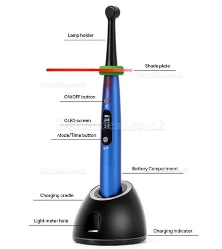 VRN DV-50 Dental Coreless LED Curing Light with Caries Detection & LED Radiometer