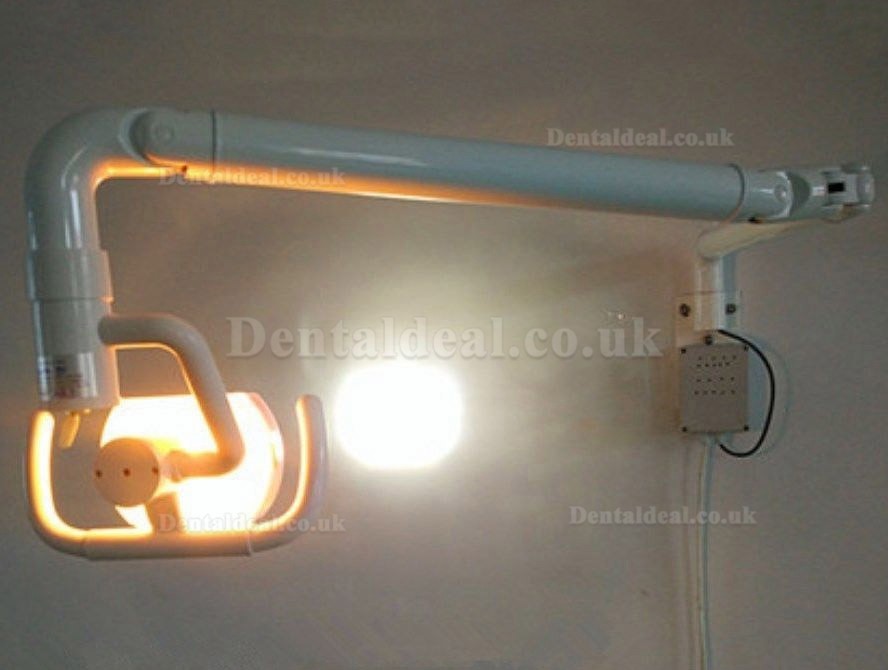 50W Wall Hanging Dental Medical Oral Halogen Light Lamp with Arm Shadowless Cold Light