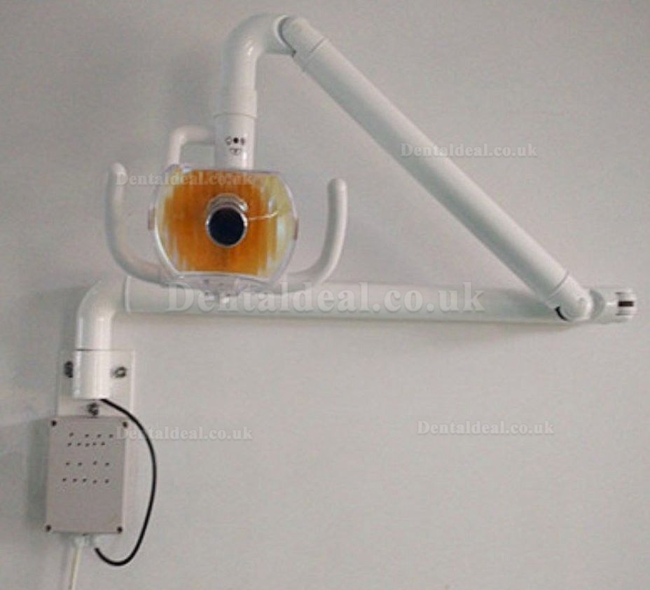 50W Wall Hanging Dental Medical Oral Halogen Light Lamp with Arm Shadowless Cold Light